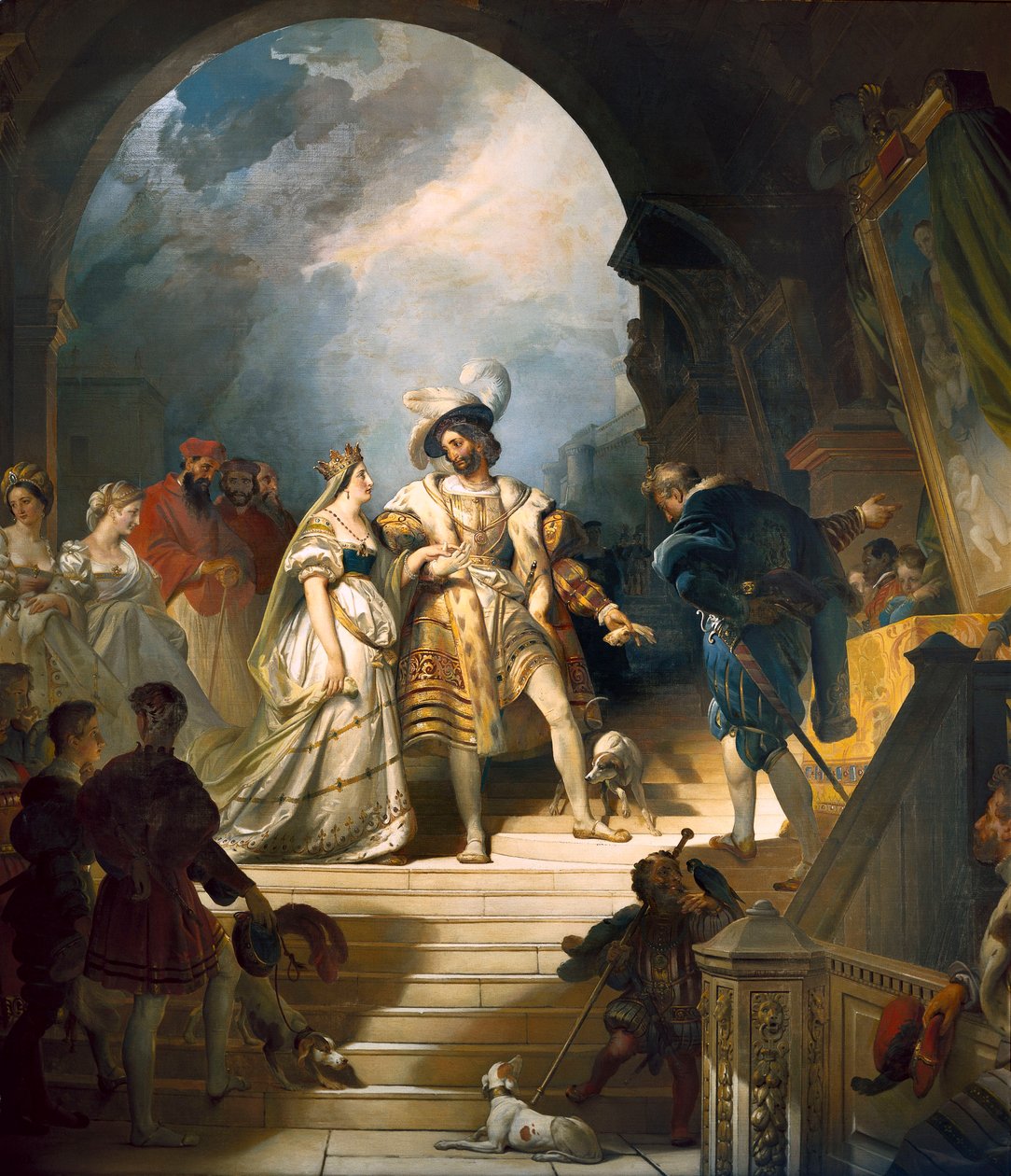 Ferenc I alkotó: Alexandre Evariste Fragonard
