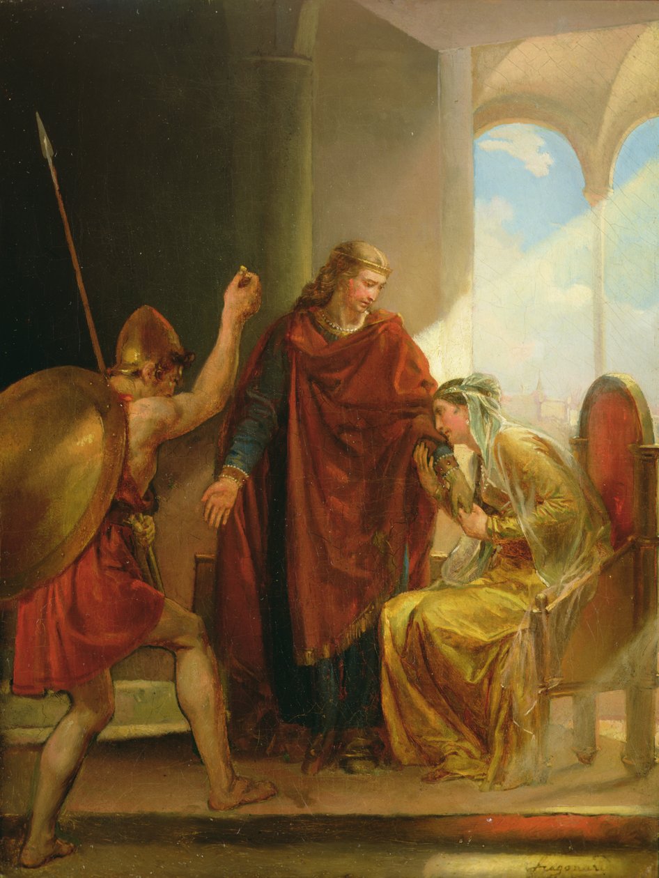 Childeric felidézése alkotó: Alexandre Evariste Fragonard