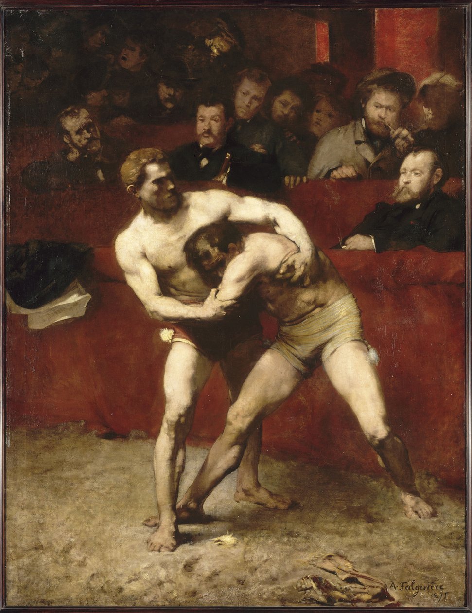 Birkózók alkotó: Alexandre Falguière