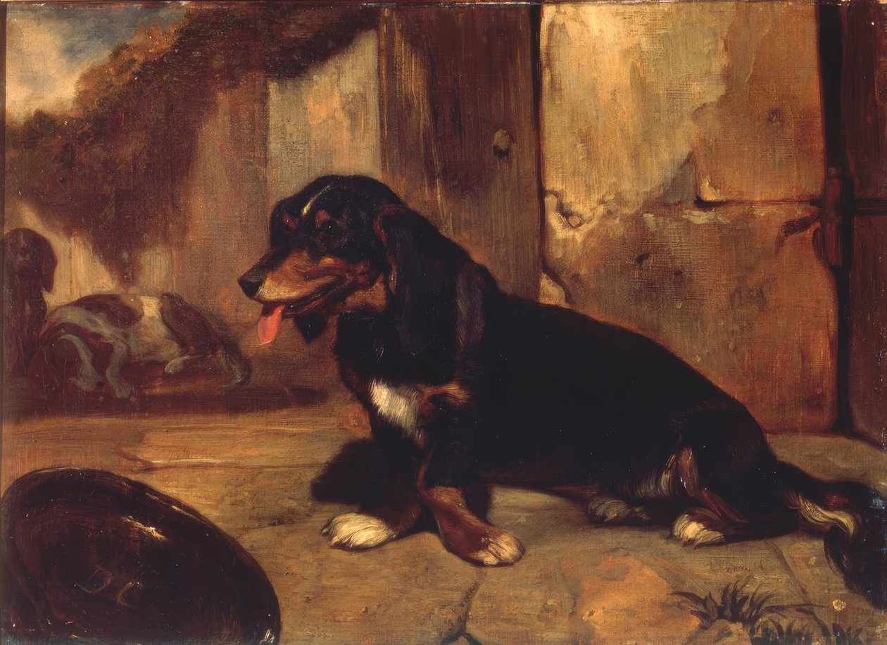 Basset hound alkotó: Alexandre Gabriel Decamps