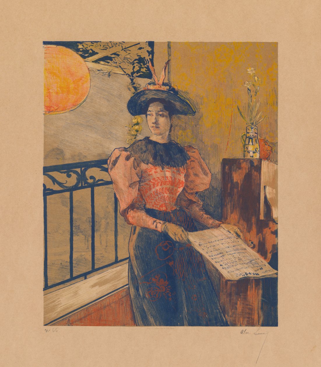 Lillumination, 1893. alkotó: Alexandre Lunois