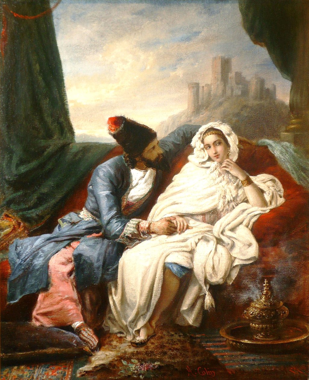 Keleti hölgy alkotó: Alexandre Marie Colin
