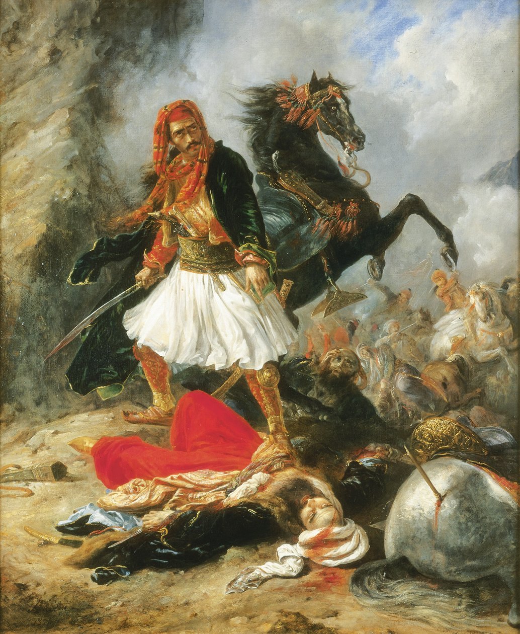 A Giaour, 1826 alkotó: Alexandre Marie Colin