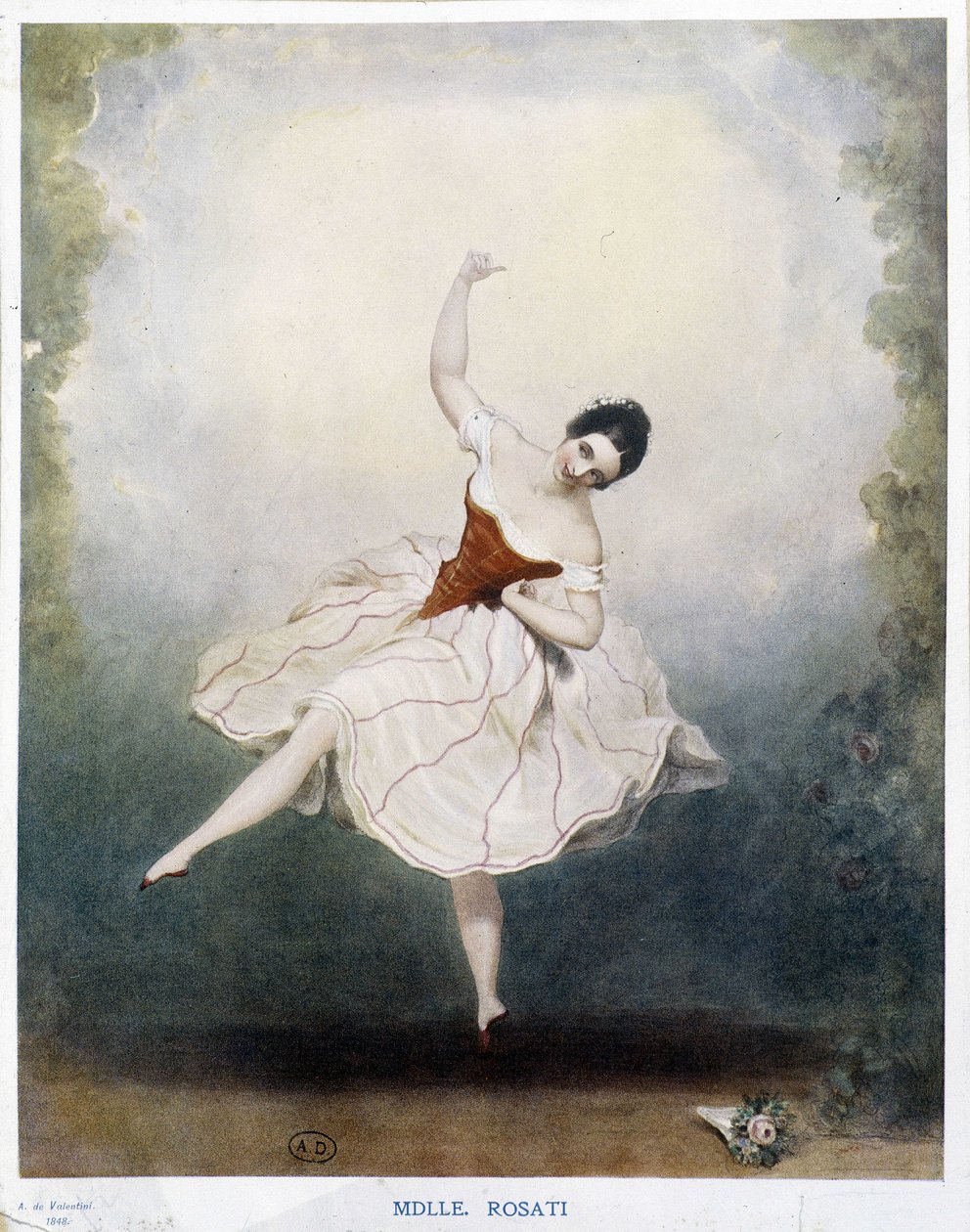Klasszikus tánc: Miss Rosati 1848-ban alkotó: Alexandre de Valentini