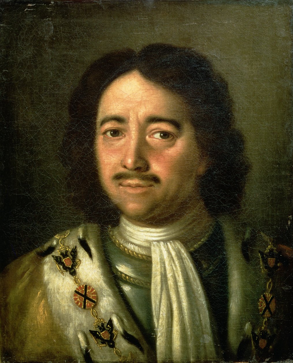 I. Nagy Péter cár (1672-1725) portréja 1772 alkotó: Alexei Petrovich Antropov