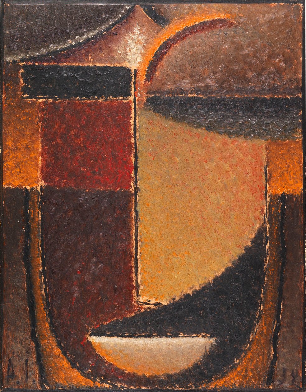 Absztrakt fej: Orient, 1932. alkotó: Alexei Javlensky von
