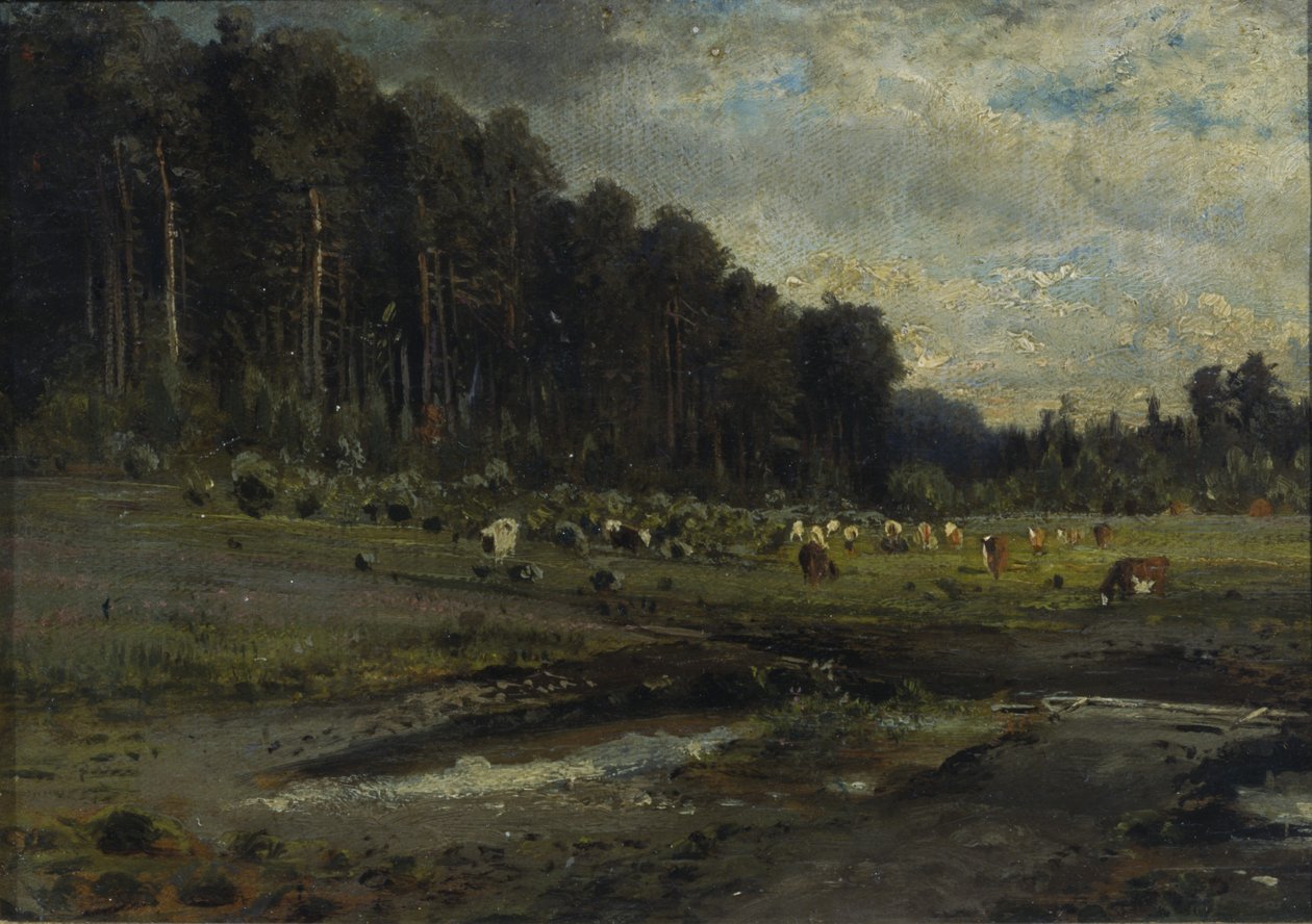 Elk-sziget és Sokolniki, 1869. alkotó: Alexei Kondratyevich Savrasov