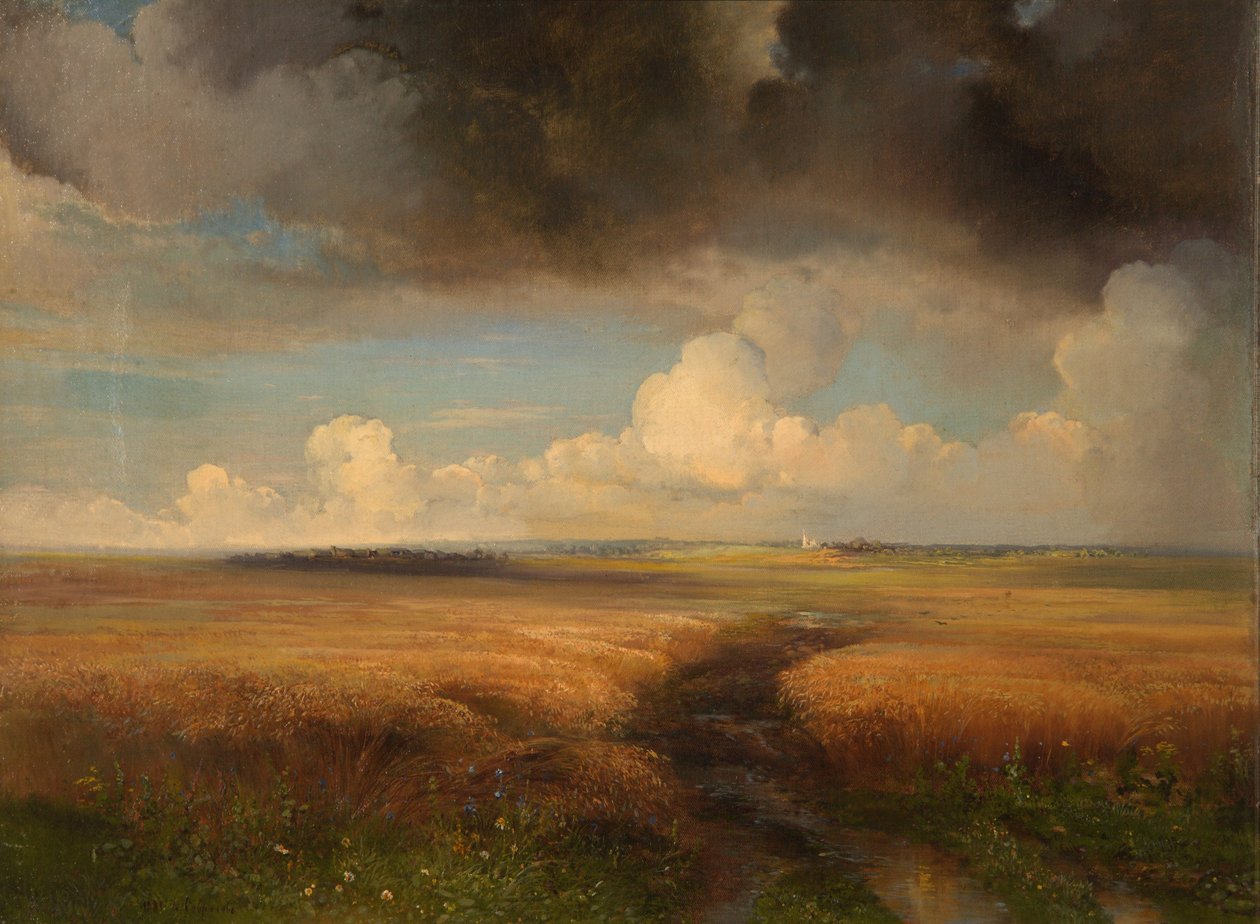 Rozsföld, 1881. alkotó: Alexei Kondratyevich Savrasov