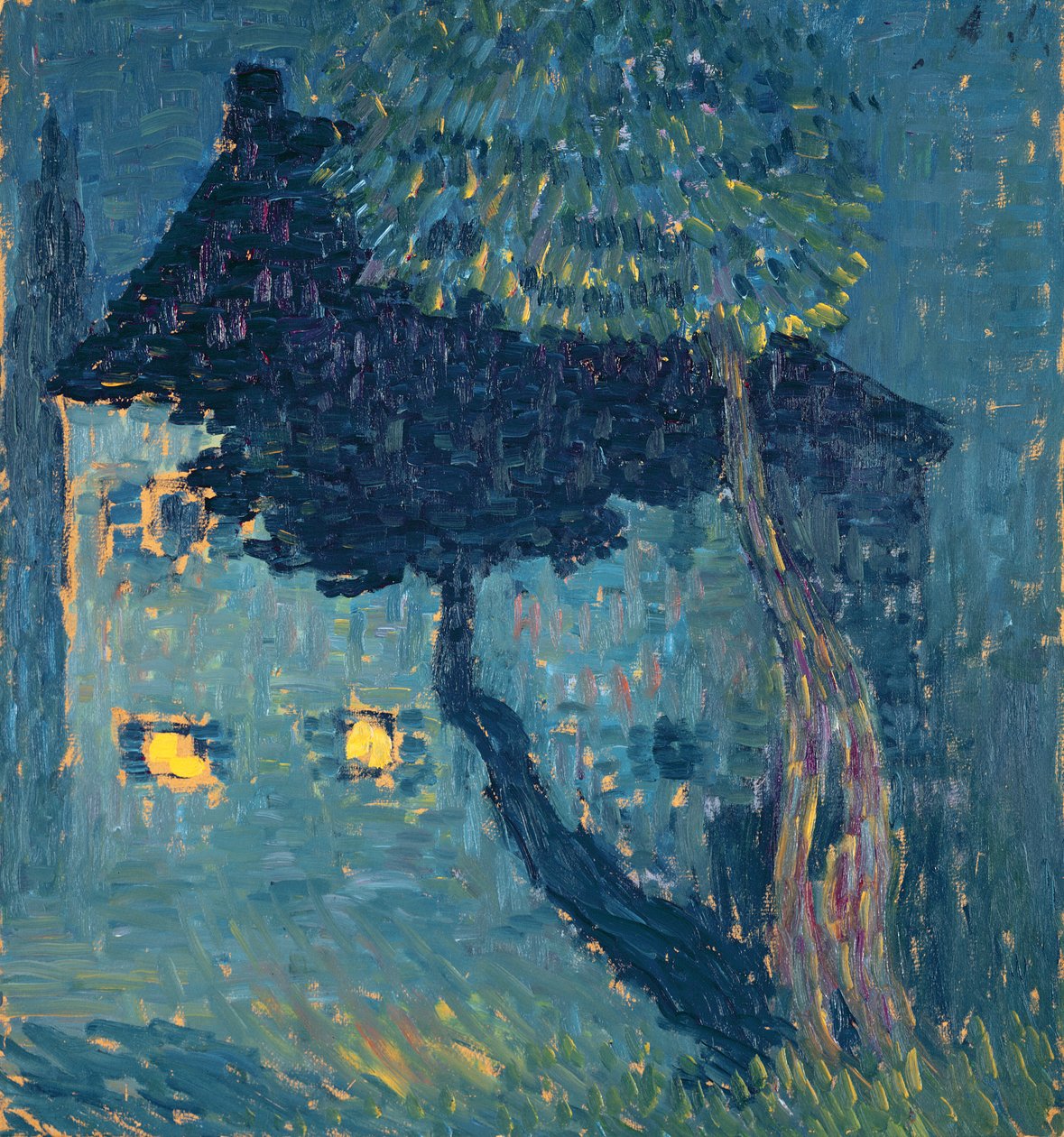 Házikó az erdőben, 1903 (olaj, fa) alkotó: Alexej von Jawlensky
