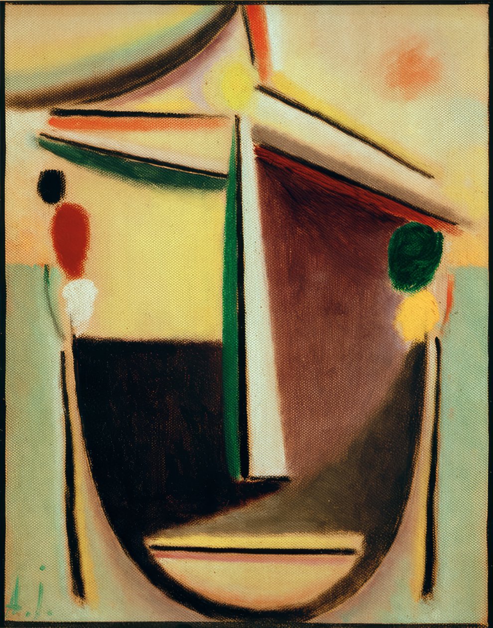 Absztrakt fej alkotó: Alexej von Jawlensky