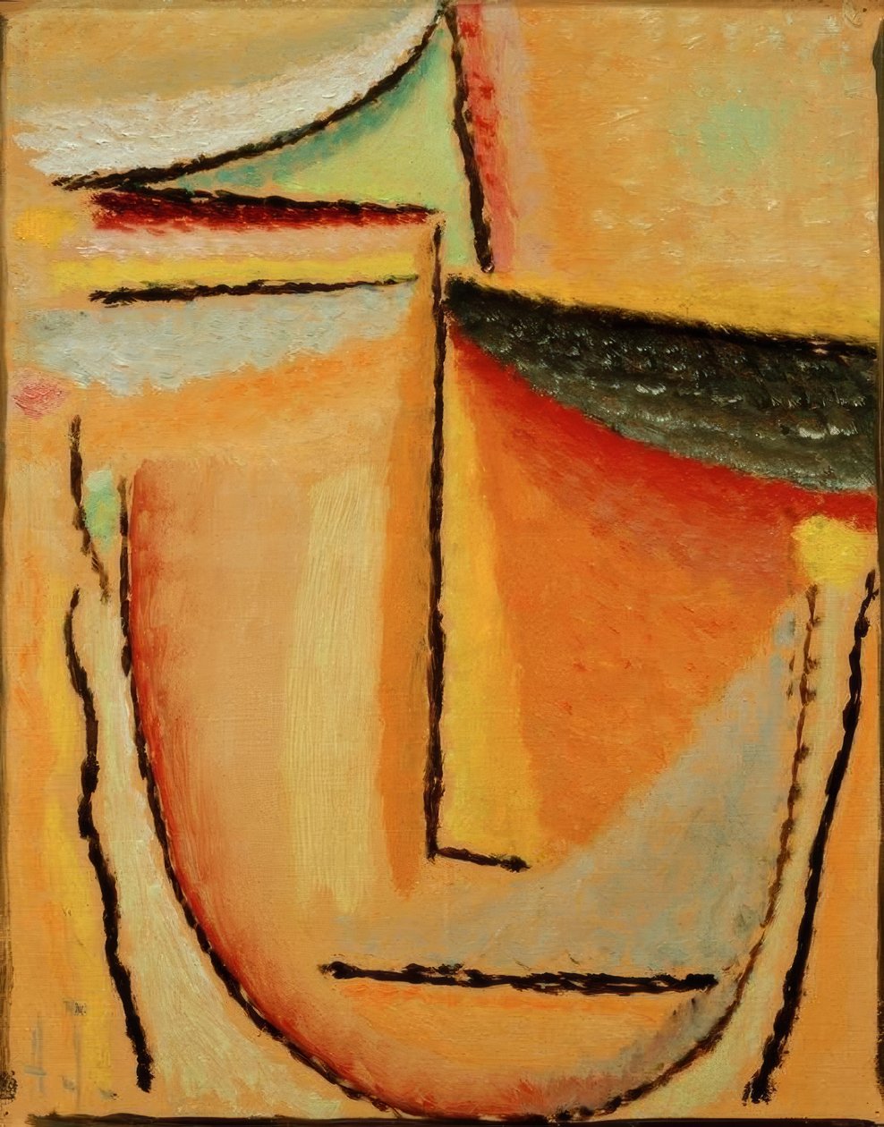 Absztrakt fej alkotó: Alexej von Jawlensky