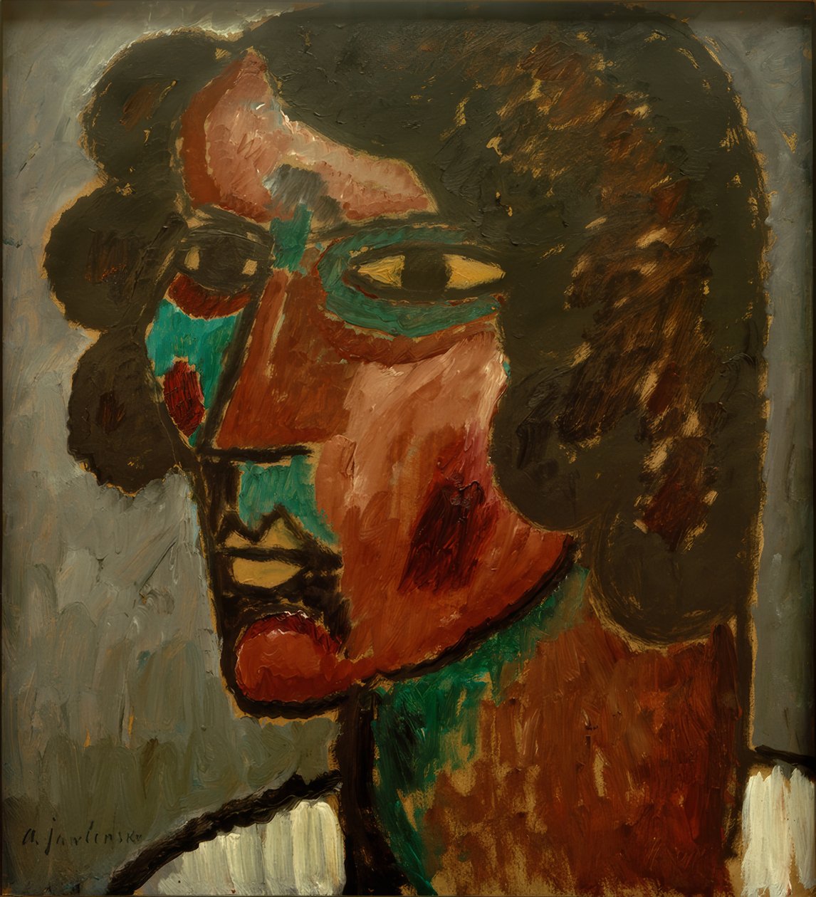 Sacharoff portréja alkotó: Alexej von Jawlensky