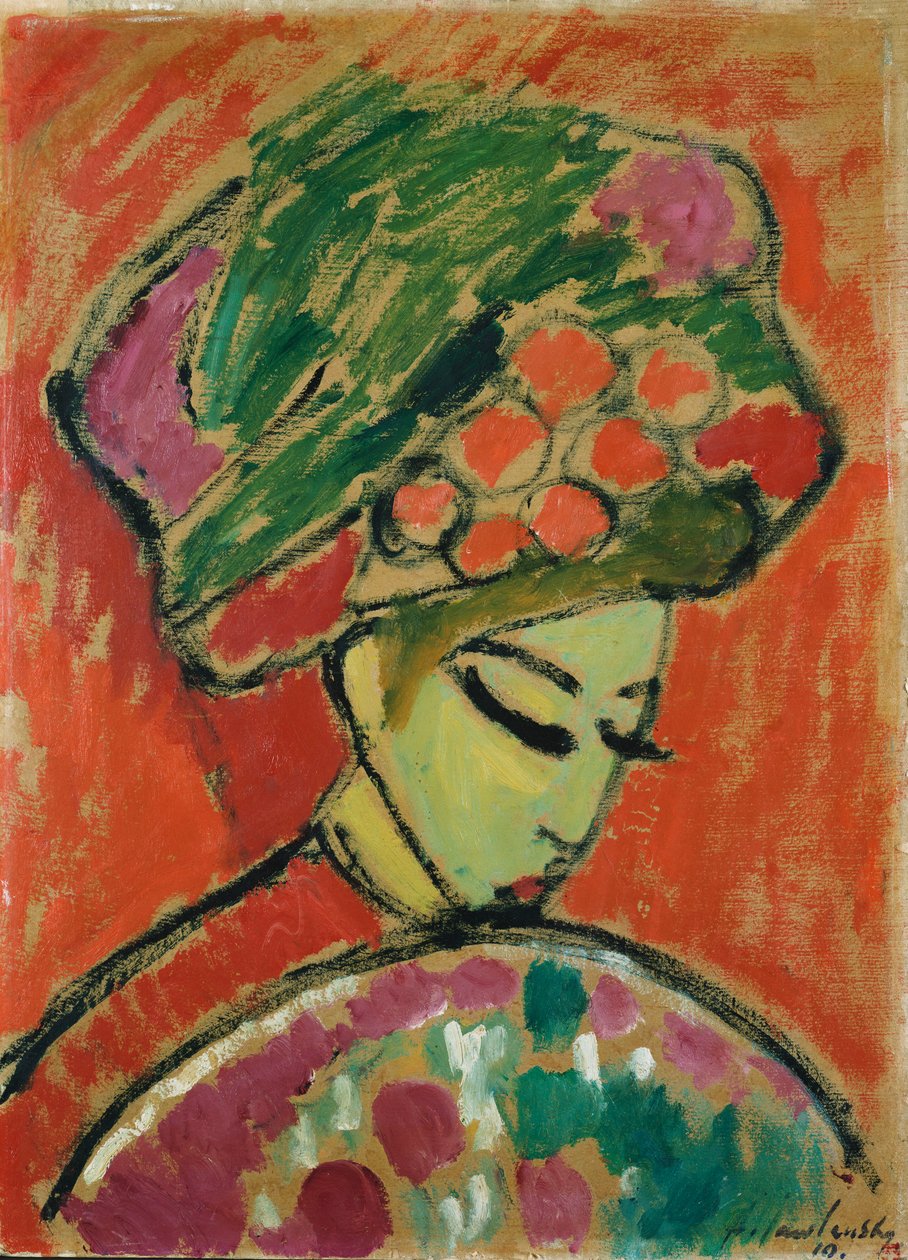 Turbános lány alkotó: Alexej von Jawlensky