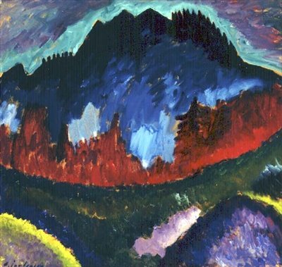 Táj Oberstdorf közelében alkotó: Alexej von Jawlensky