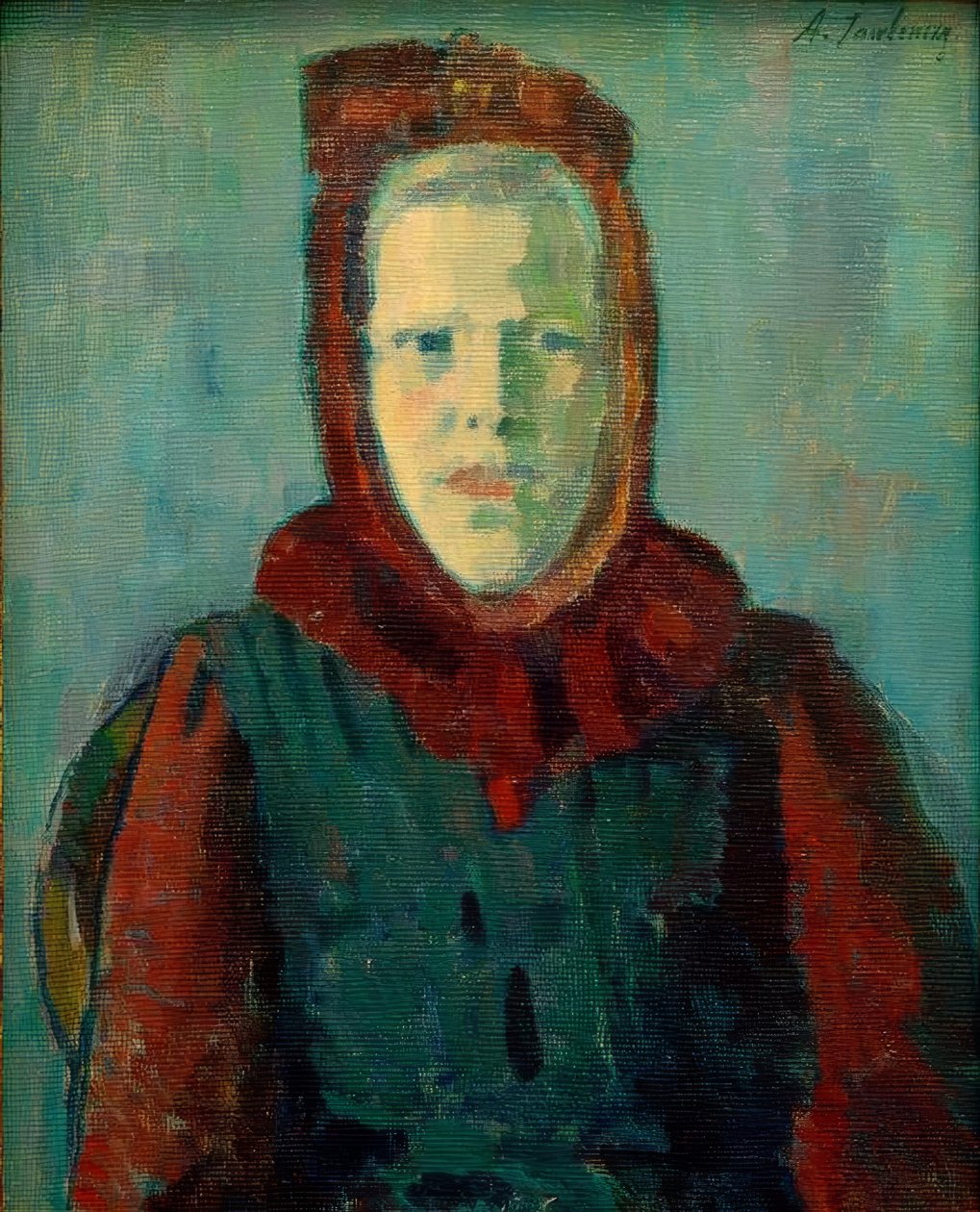 Csuklyás lány alkotó: Alexej von Jawlensky