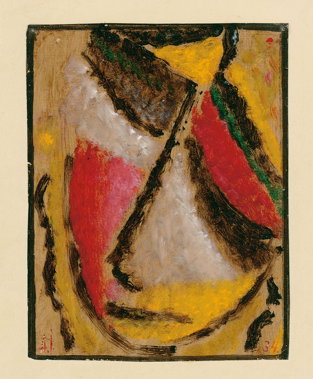 Meditáció, 1934 alkotó: Alexej von Jawlensky