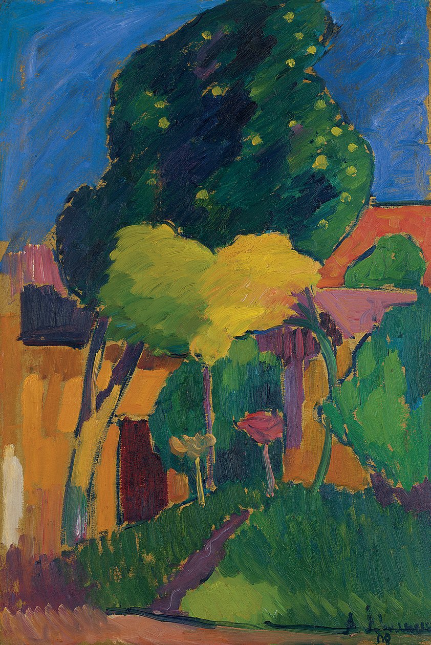Murnau, 1908 alkotó: Alexej von Jawlensky
