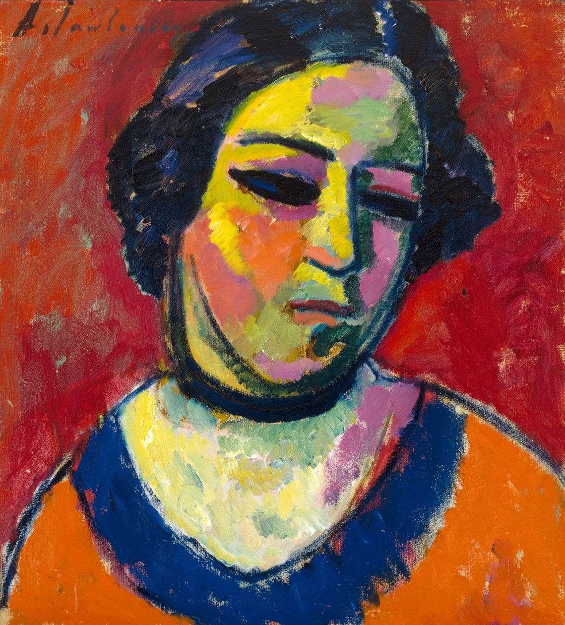Női portré, 1912 alkotó: Alexej von Jawlensky