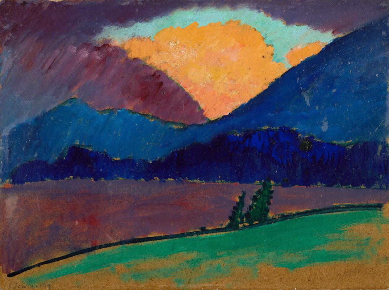 Nyári este Murnauban alkotó: Alexej von Jawlensky