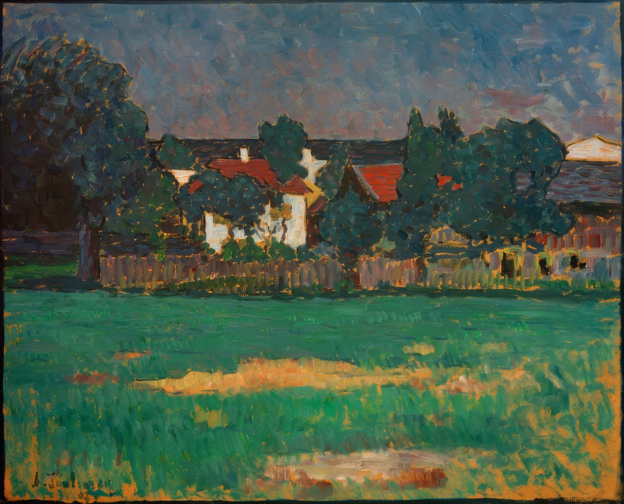 Wasserburger táj alkotó: Alexej von Jawlensky