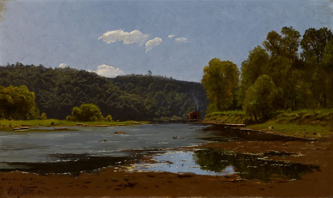 Tájkép alkotó: Alexis Jean Fournier