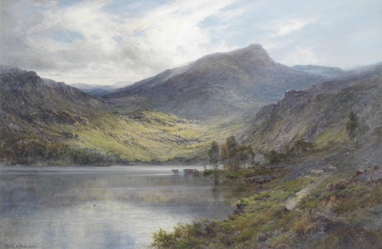 Loch Ness alkotó: Alfred de Breanski