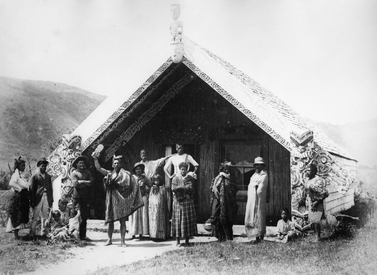 Konferenciaház - Wairoa, 1865-70 körül alkotó: Alfred Burton
