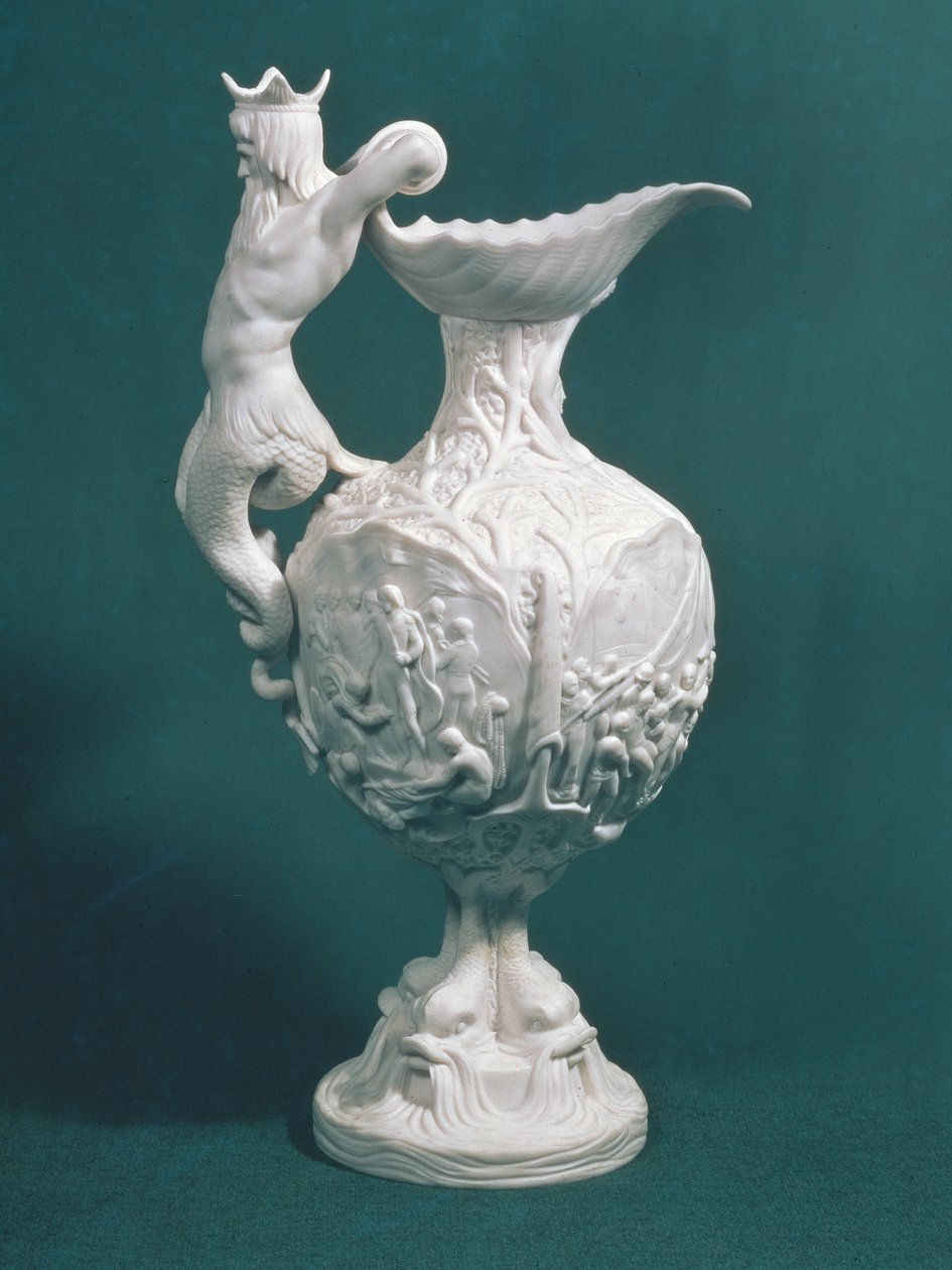 A Nelson-kancsó, Samuel Alcock és Co., Burslem, 1851 (párizsi porcelán) alkotó: Alfred Crowquill