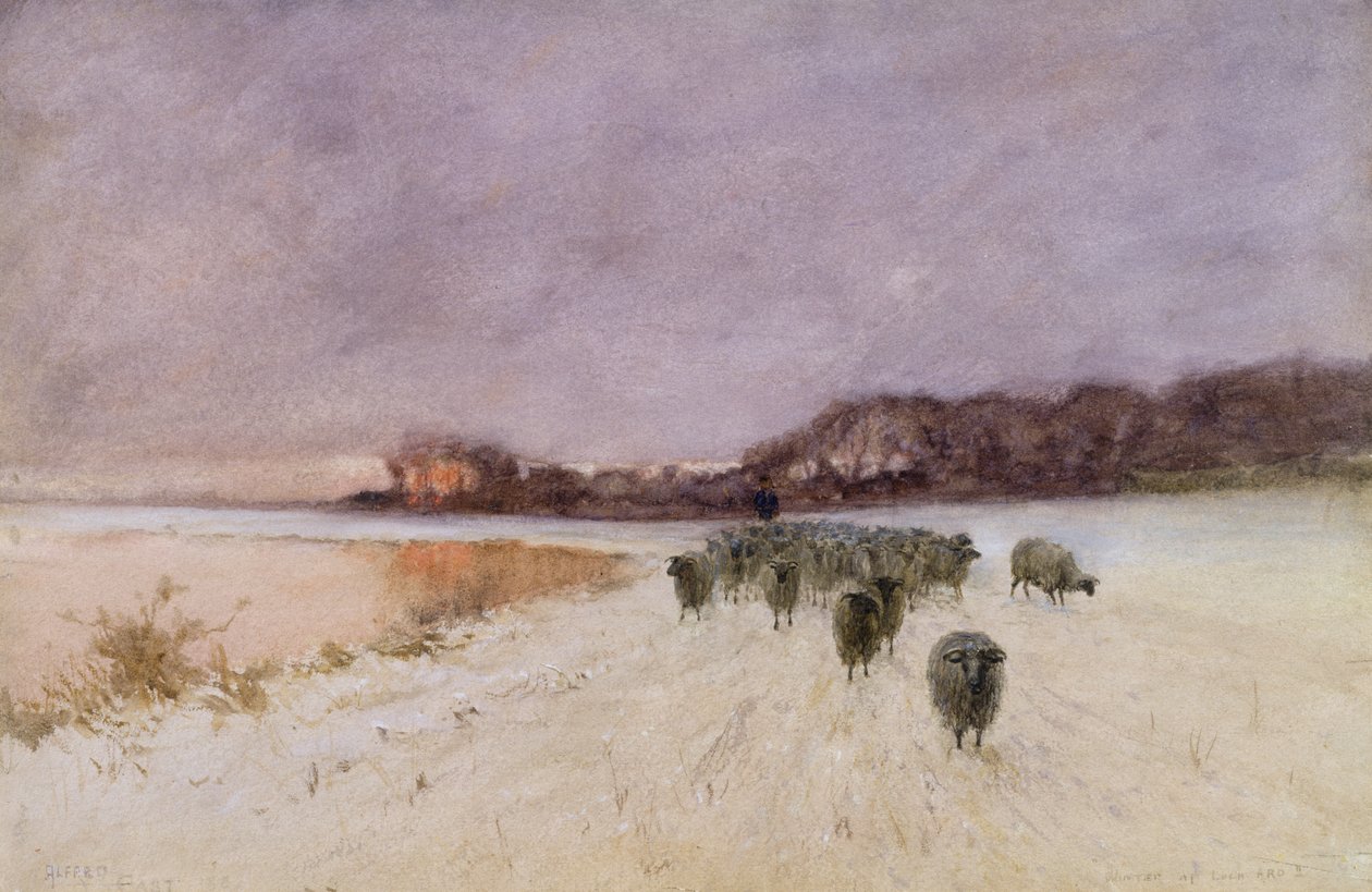 Tél a Loch Ardnál alkotó: Alfred East