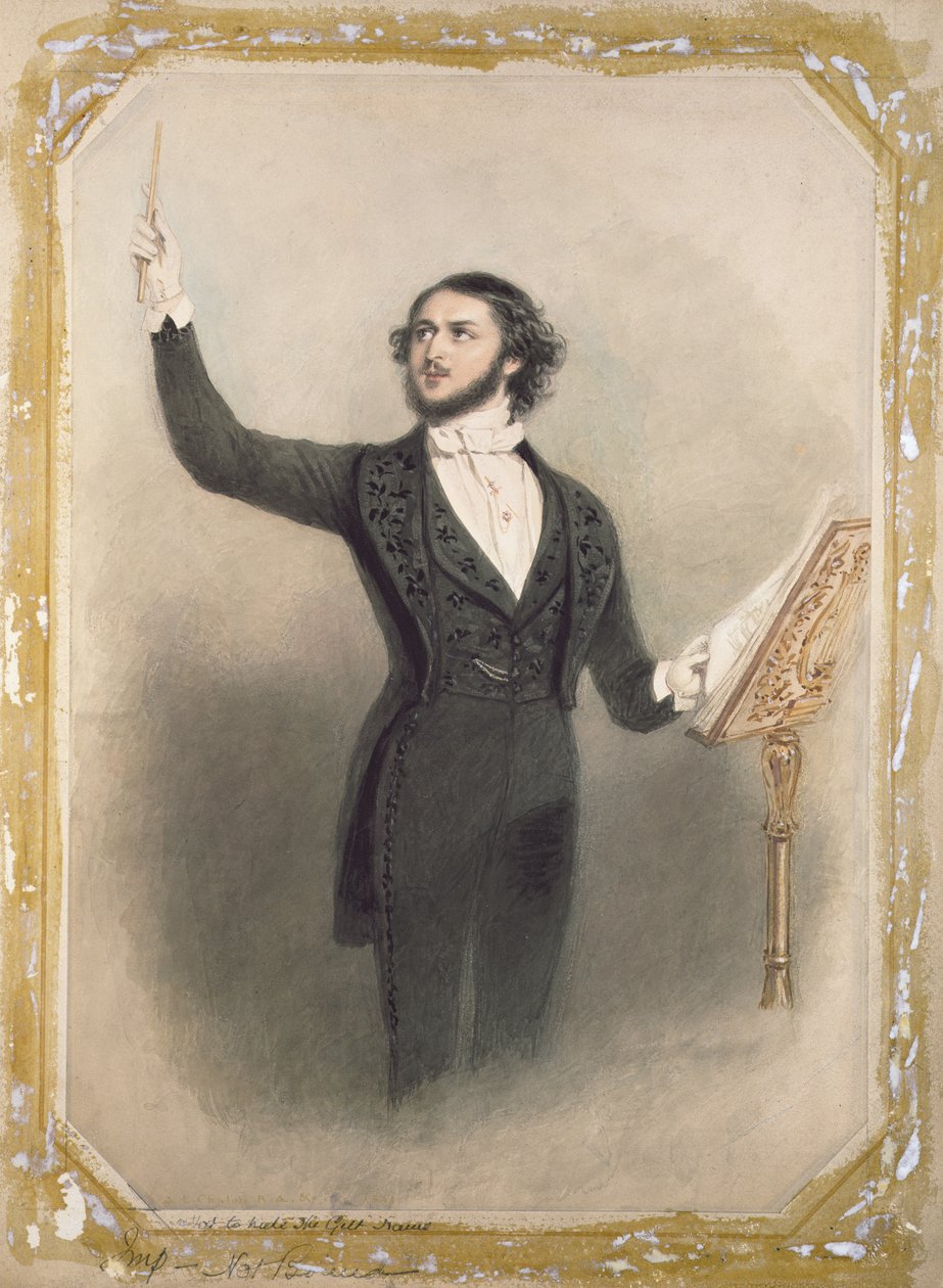 Louis Antoine Jullien (1812-60) alkotó: Alfred Edward Chalon