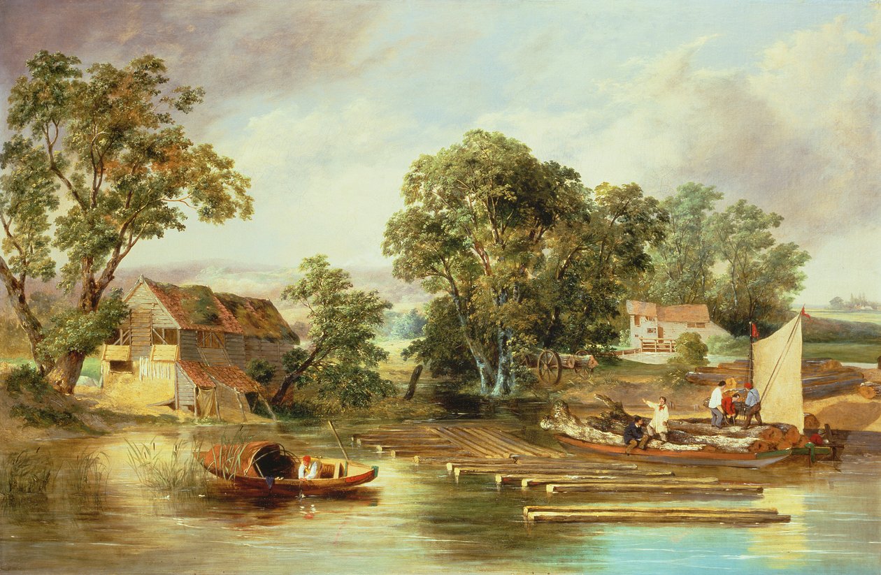 Taverham Papírgyár, Norfolk, 1839 alkotó: Alfred Priest