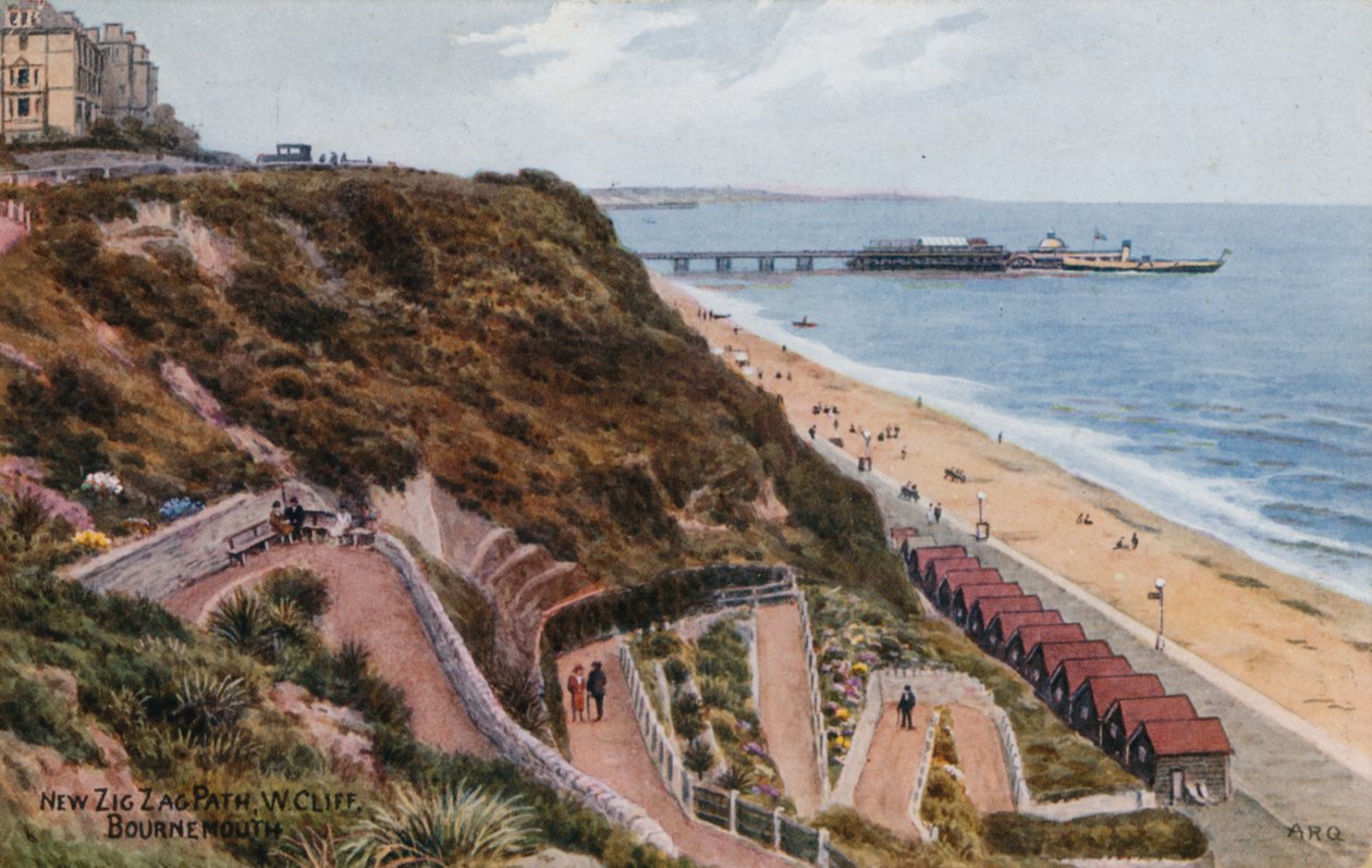 Új Zig Zag Path, W Cliff, Bournemouth alkotó: Alfred Robert Quinton