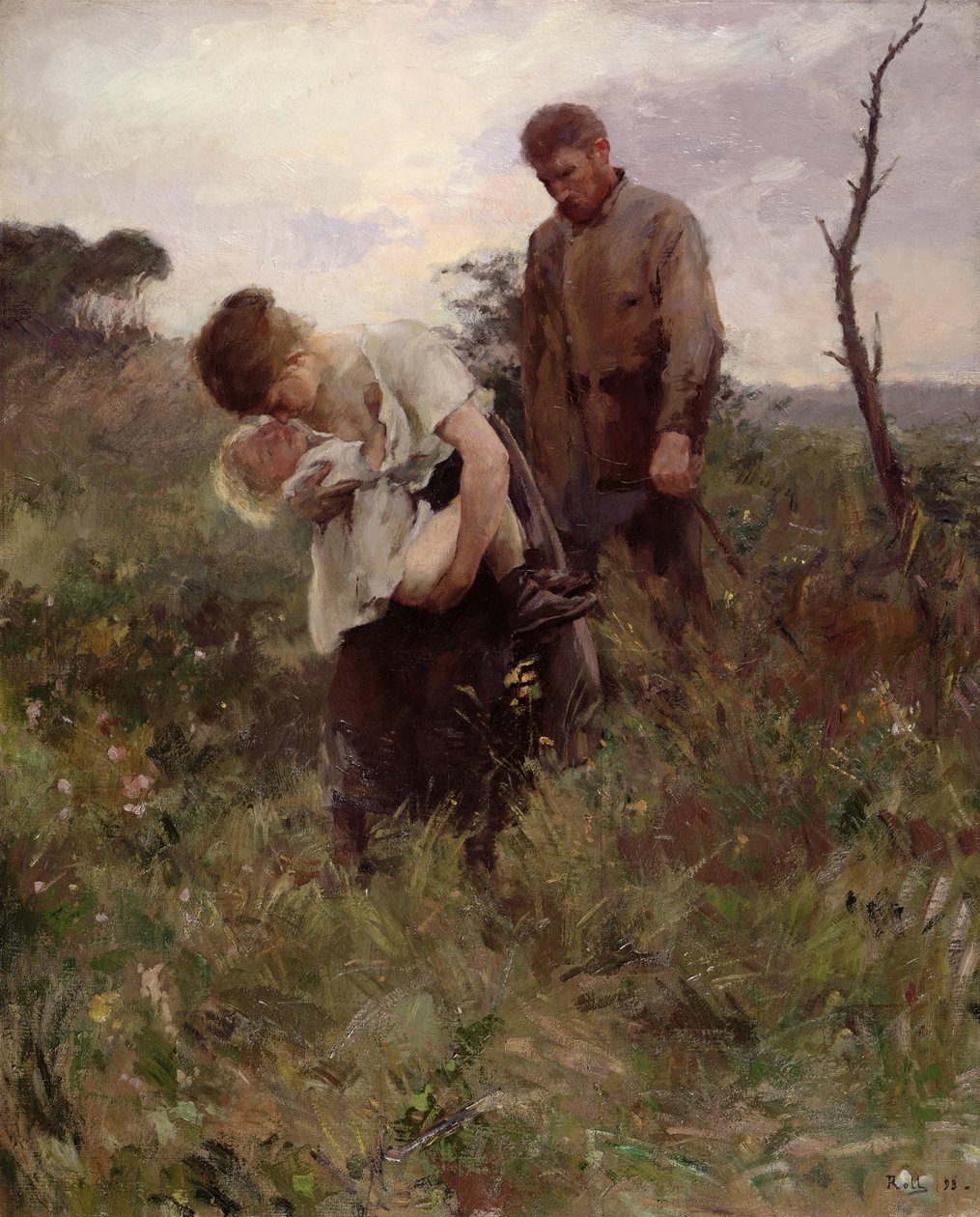 Exodus, 1893 alkotó: Alfred Roll