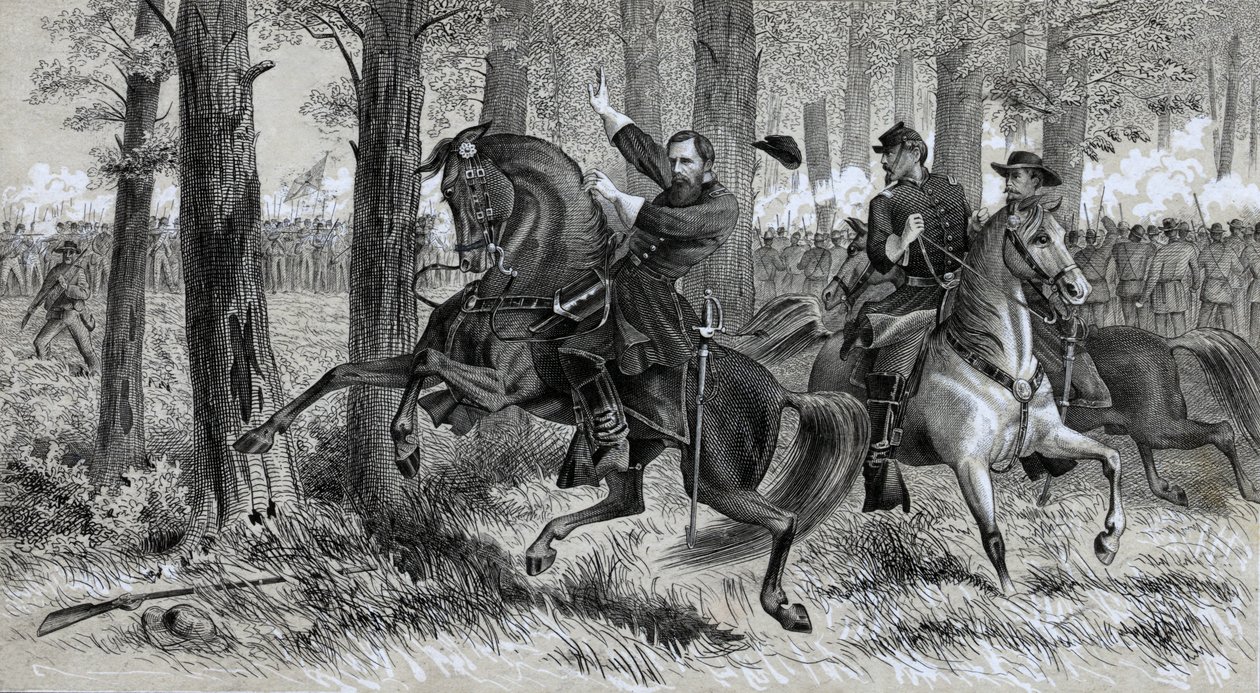 Reynolds bukása, kocsma. 1863 alkotó: Alfred Rudolph Waud