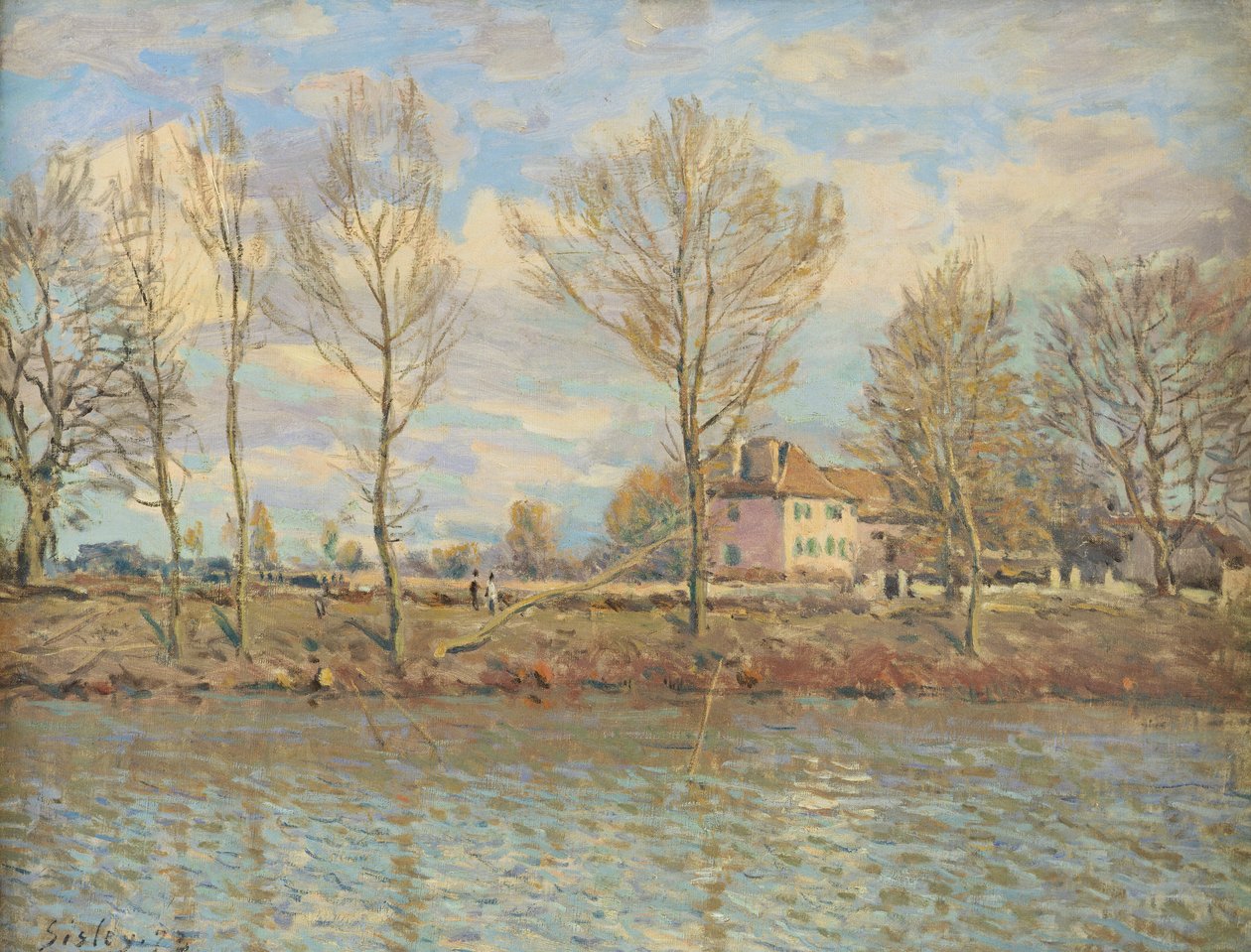 Ile de la Grande Jatte, Neuilly-sur-Seine, 1873 alkotó: Alfred Sisley