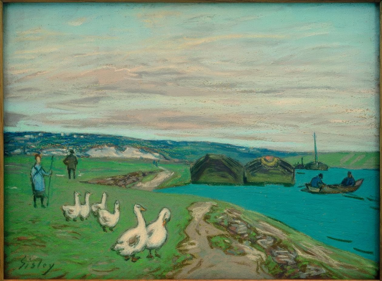 A libatartó alkotó: Alfred Sisley