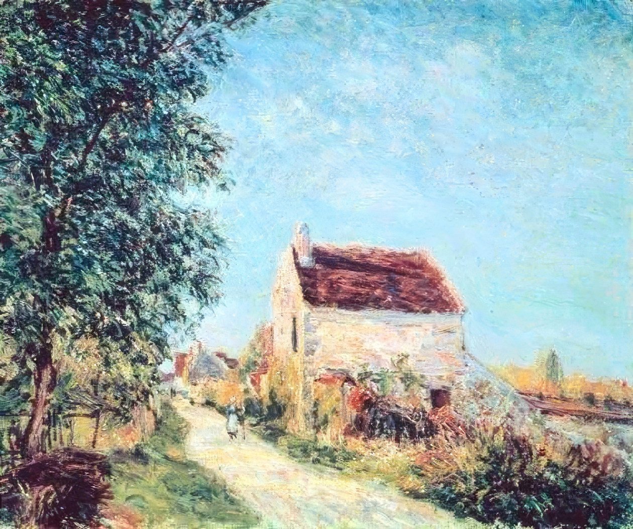 Sablonok faluja alkotó: Alfred Sisley