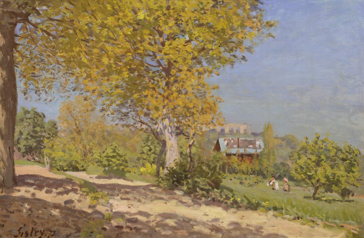 Louveciennes közelében, 1872 alkotó: Alfred Sisley
