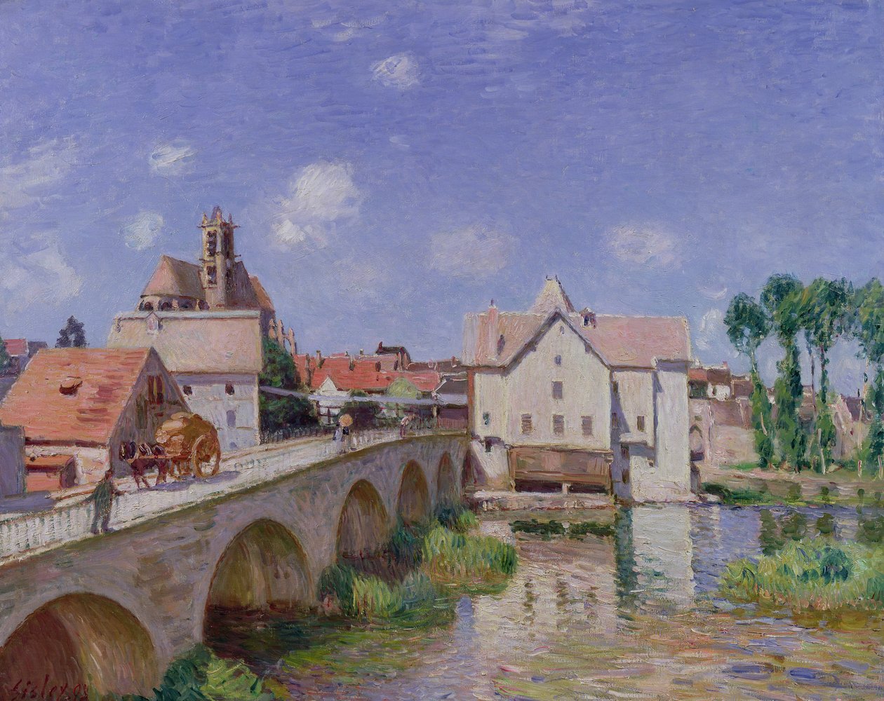 A Moret-i híd, 1893 alkotó: Alfred Sisley