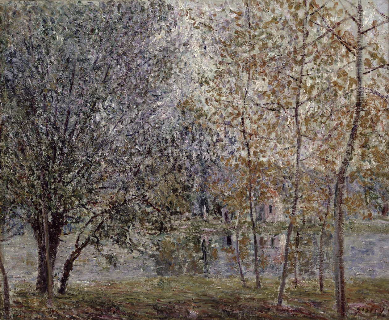 A Loing-csatorna 1892 tavaszán alkotó: Alfred Sisley