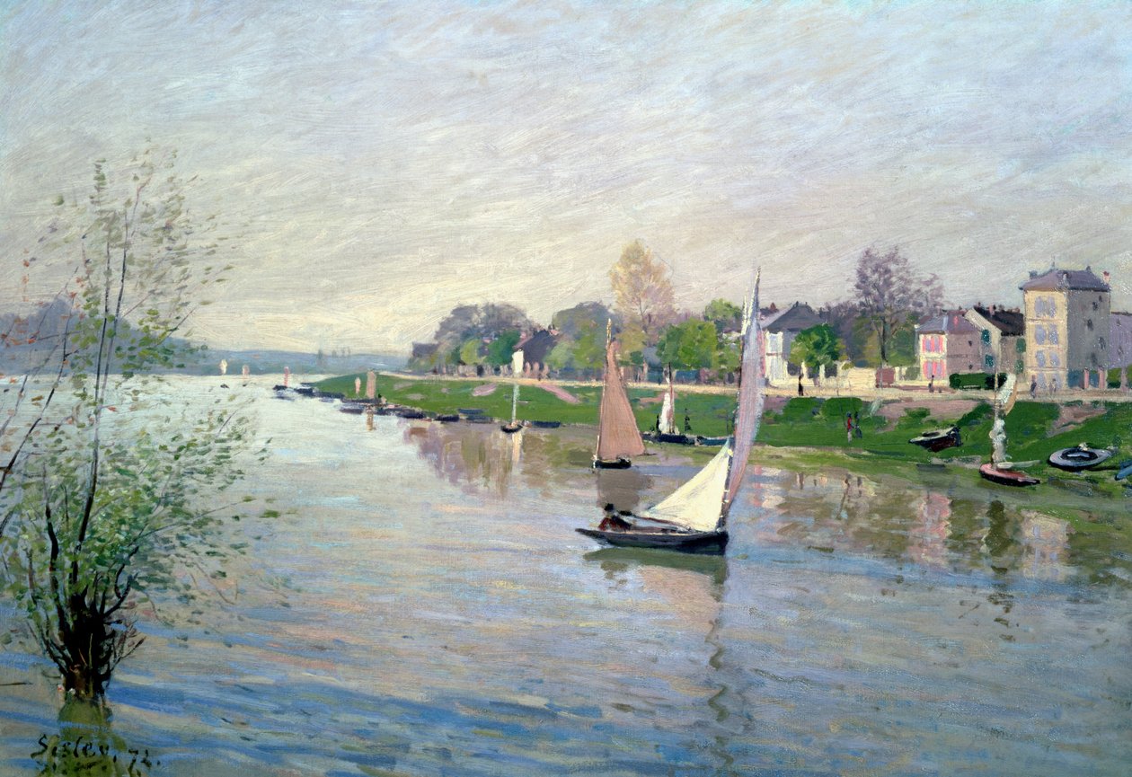 a Szajna, Argenteuil, 1872 alkotó: Alfred Sisley