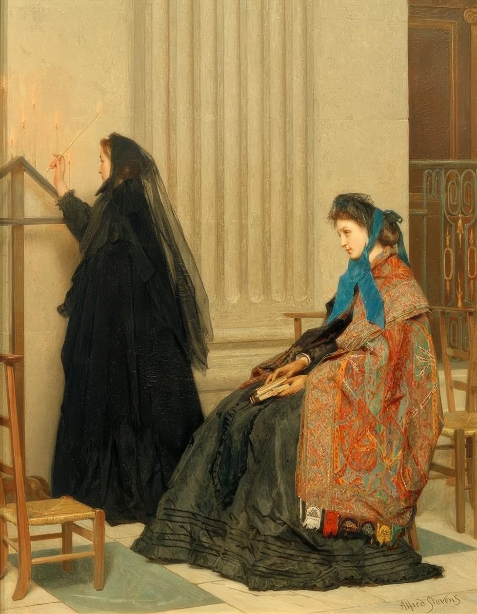 A.Stevens, In Memoriam alkotó: Alfred Emile Stevens