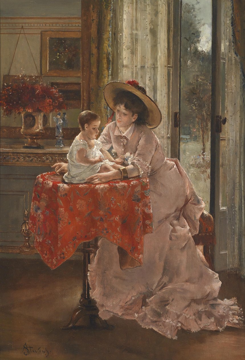 A boldog anya alkotó: Alfred Emile Stevens