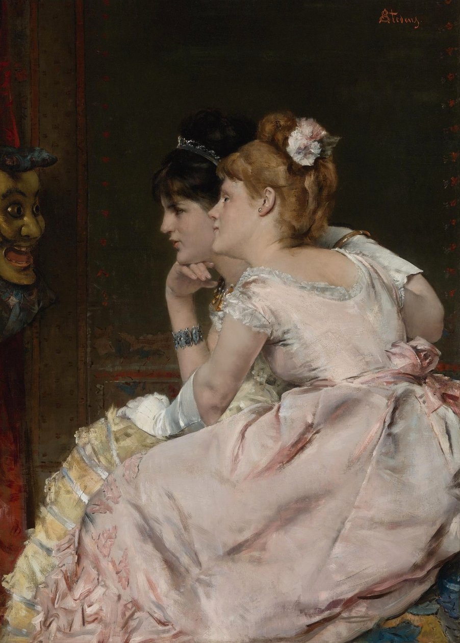 Japán maszk alkotó: Alfred Emile Stevens
