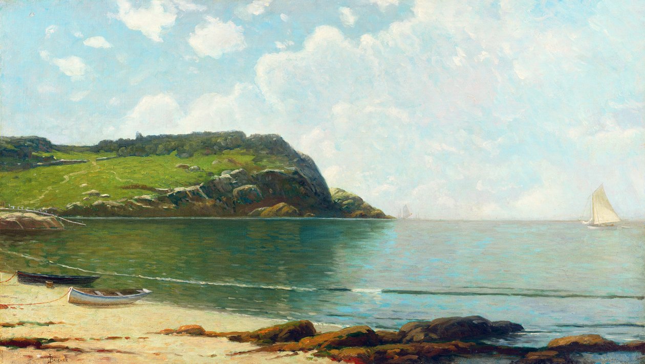 Nyári vitorlázás alkotó: Alfred Thompson Bricher