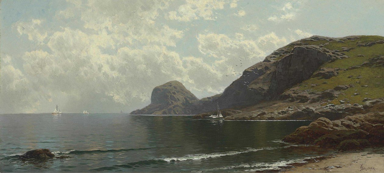 Tengeri tájkép alkotó: Alfred Thompson Bricher