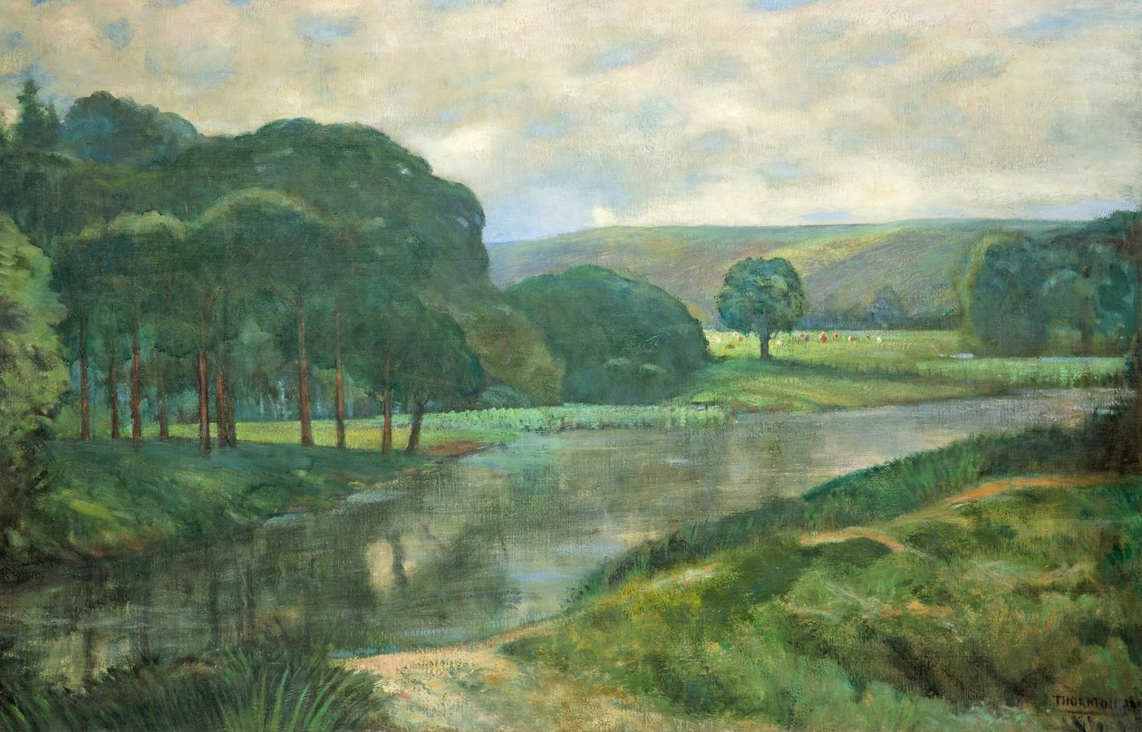 A Felső-Severn, 1939 körül alkotó: Alfred Thornton