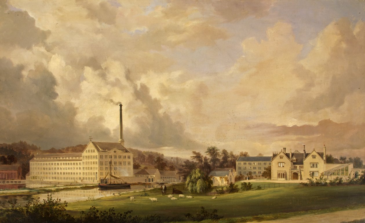 Ebley Cloth Mills, Stroud, Gloucestershire alkotó: Alfred Newland Smith