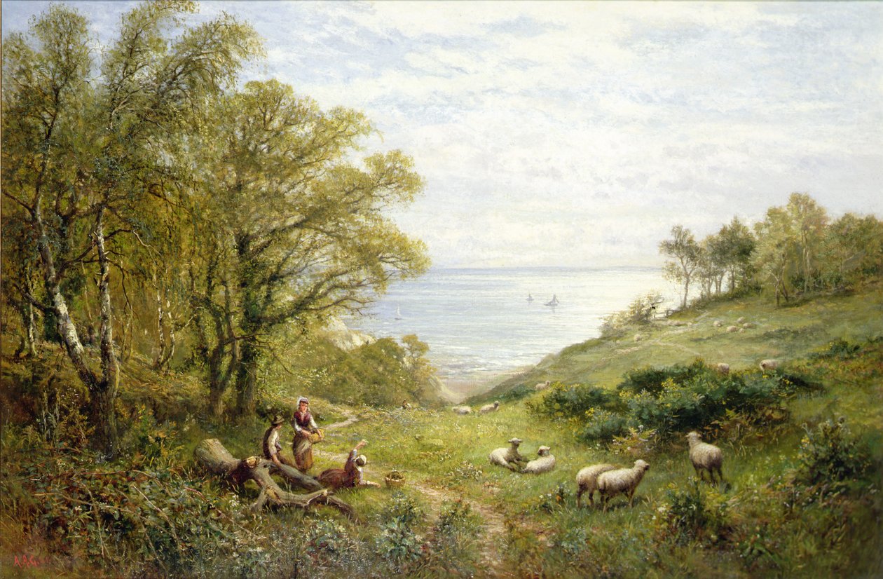 A tengernél alkotó: Alfred Augustus Glendening
