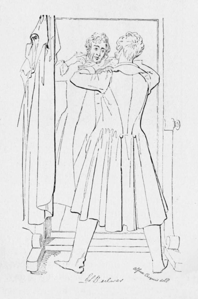 Edward Bulwer, Lord Lytton, 1835, 1904 alkotó: Alfred Crowquill